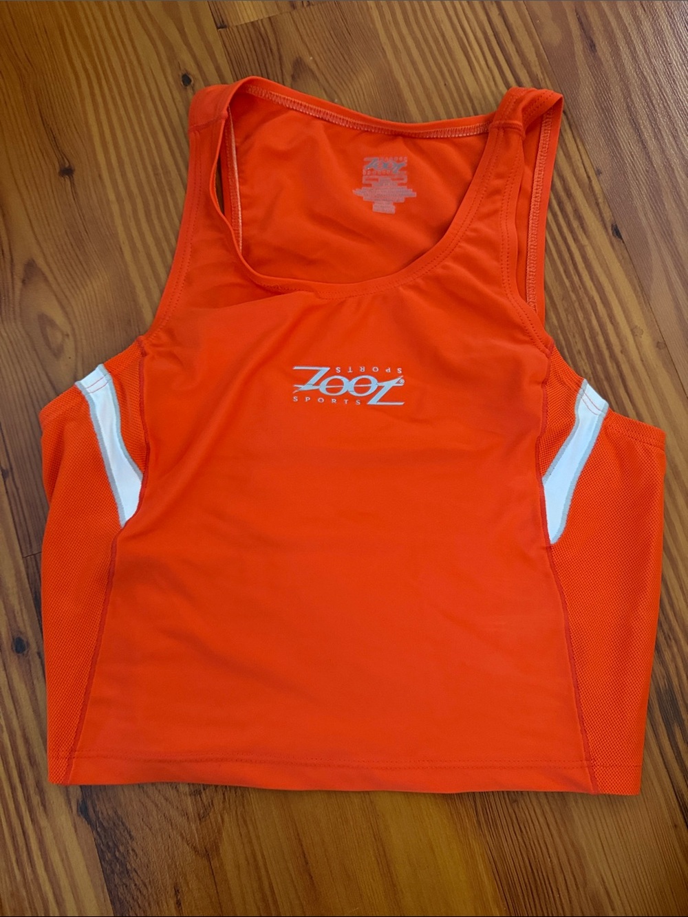 Women’s Orange Racing Swim Top